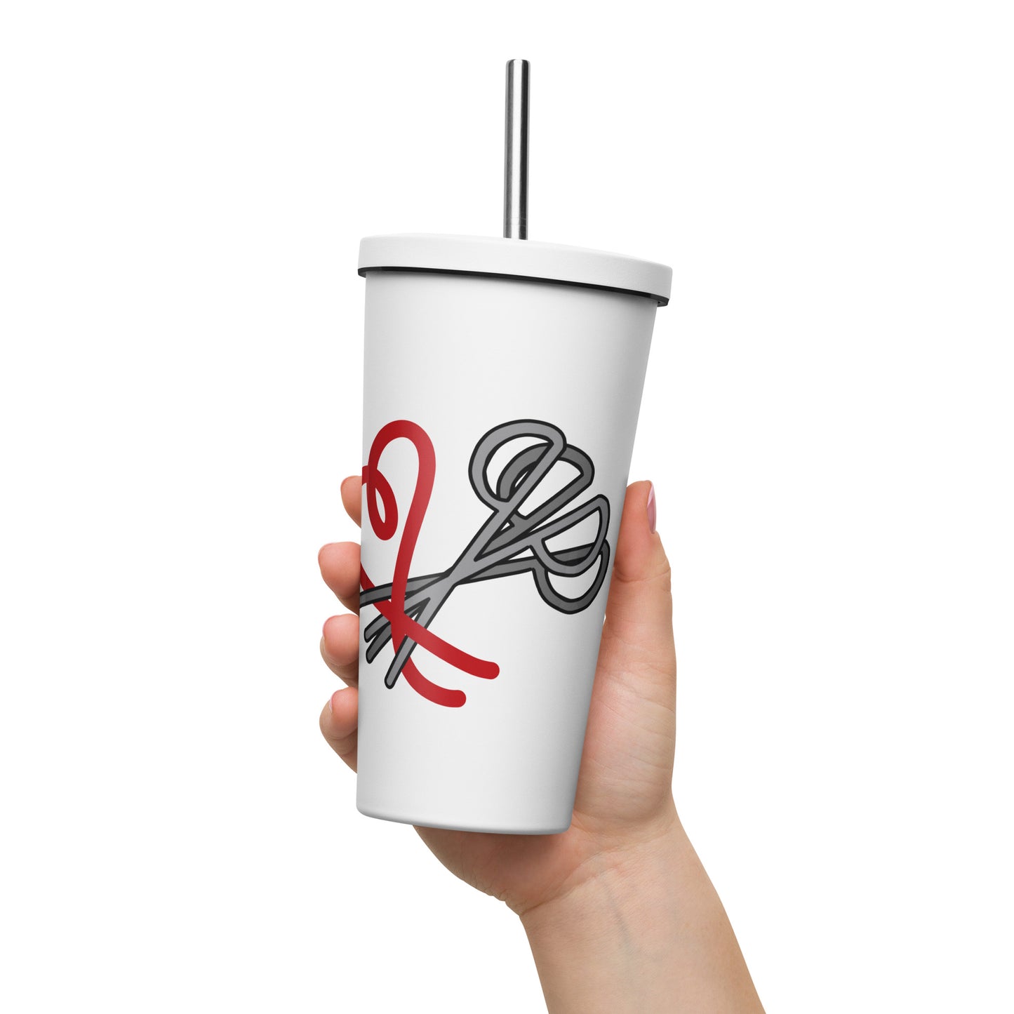 Tubing Clamps 20oz Insulated tumbler with a straw