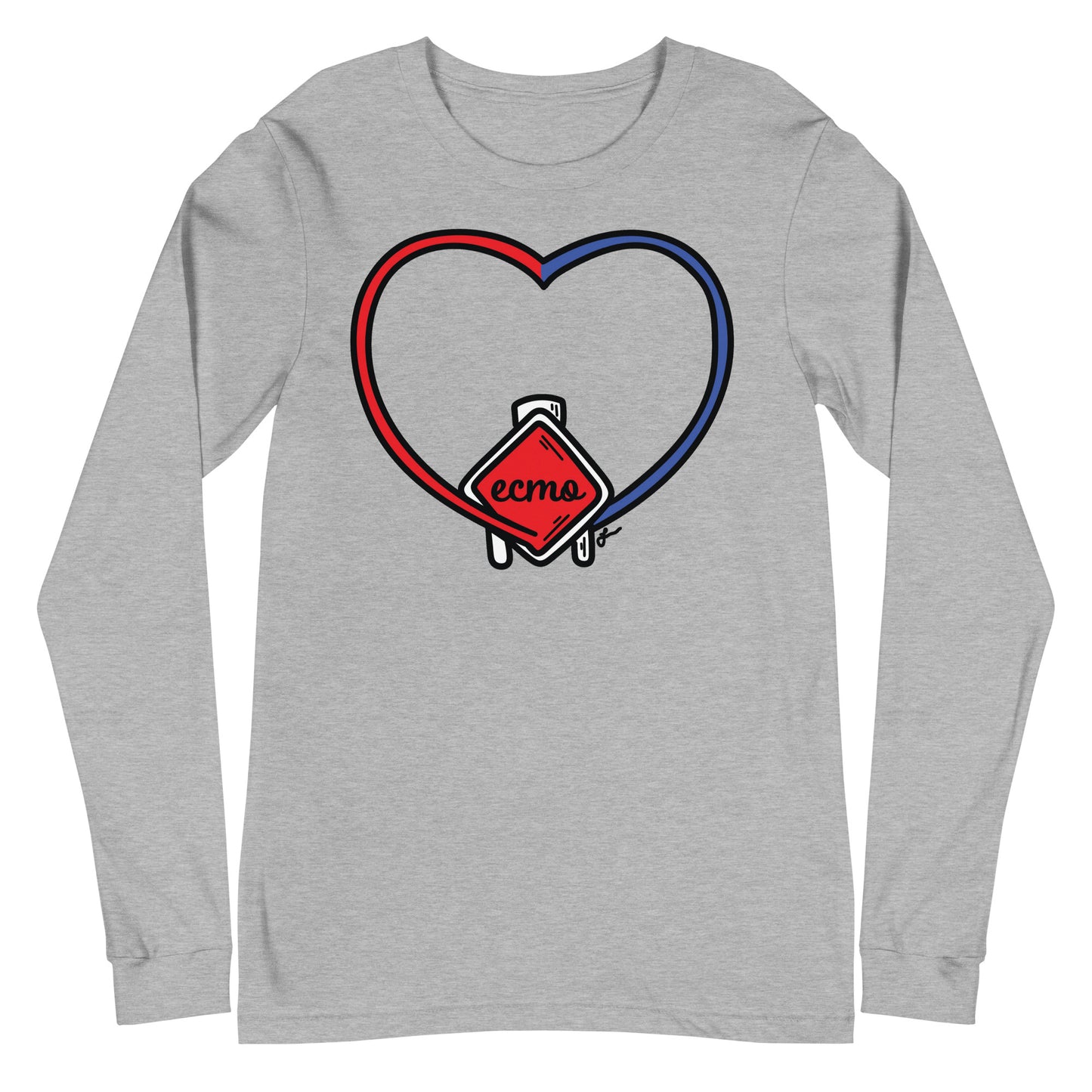 ECMO Heart Long Sleeve Tee