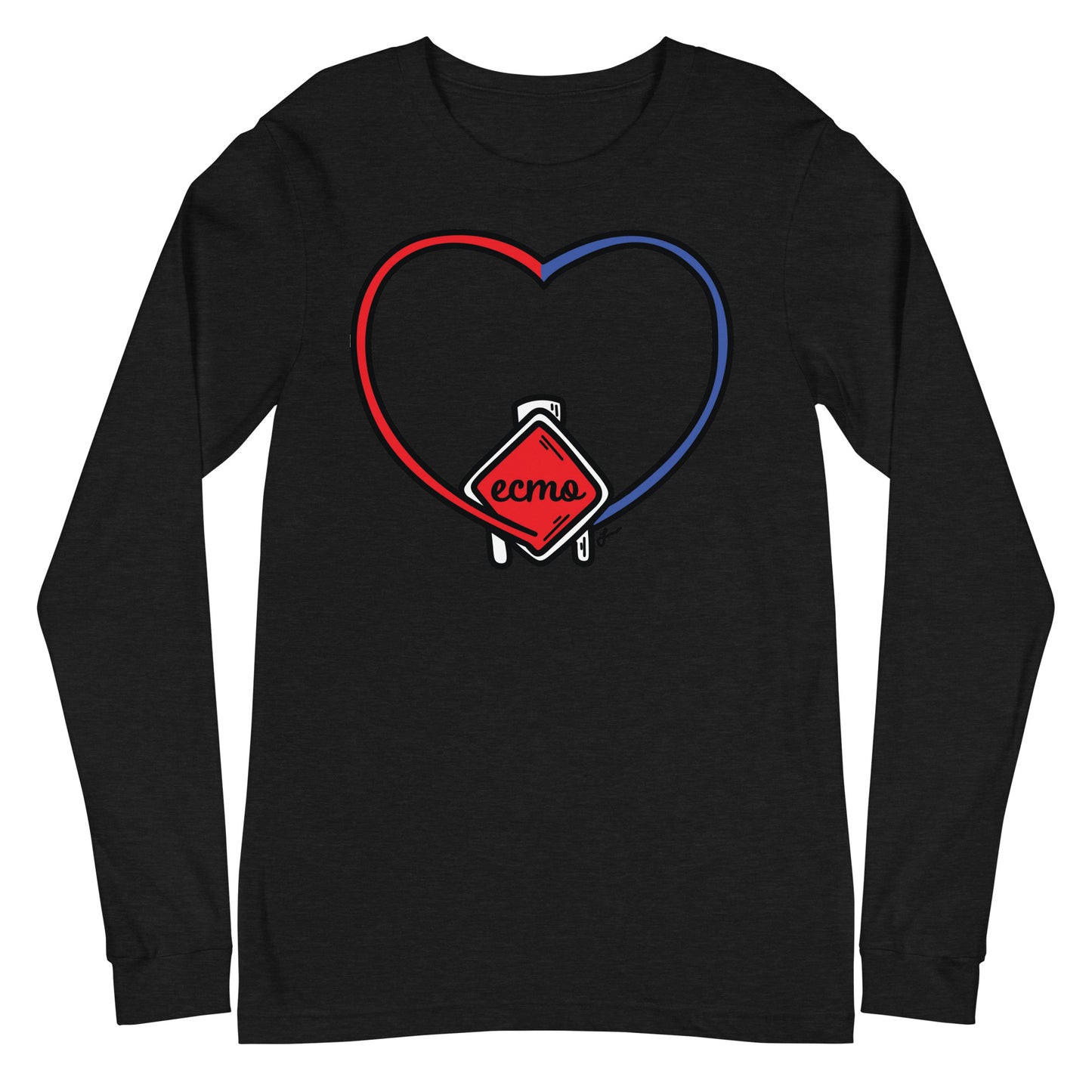 ECMO Heart Long Sleeve Tee