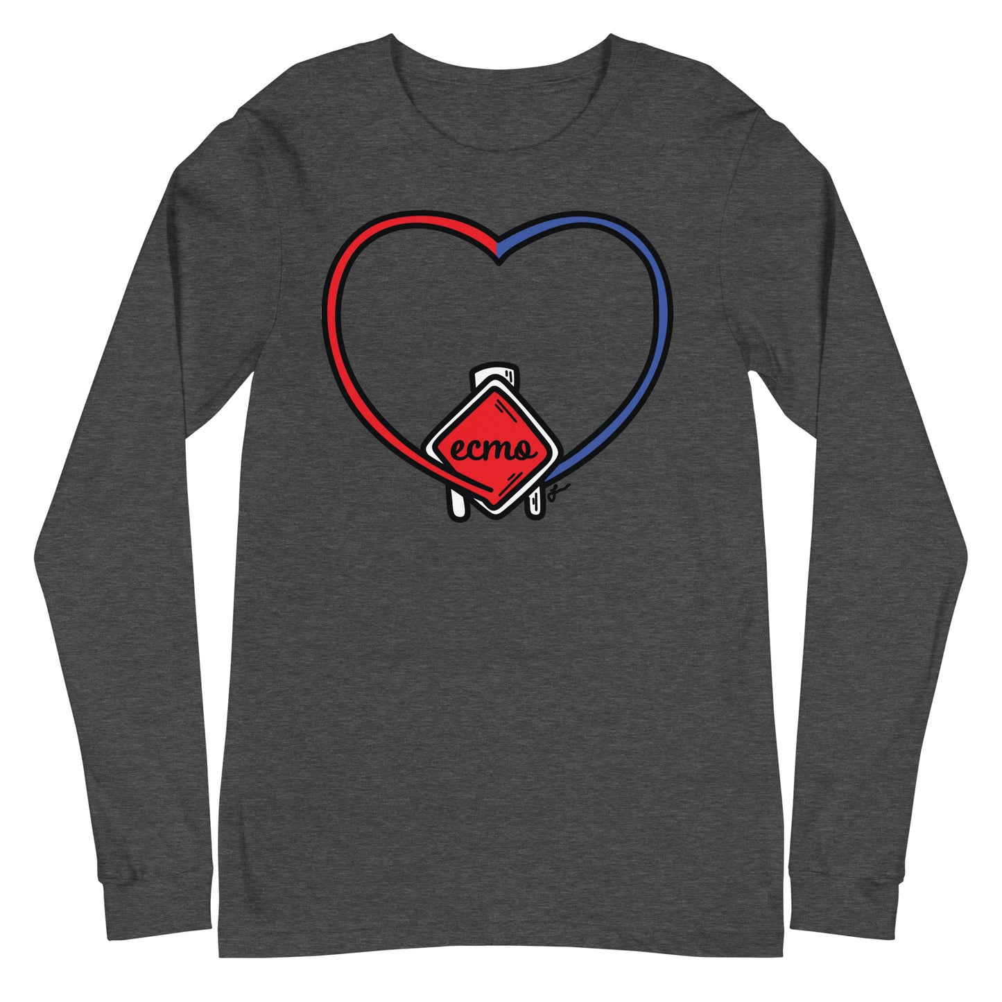 ECMO Heart Long Sleeve Tee