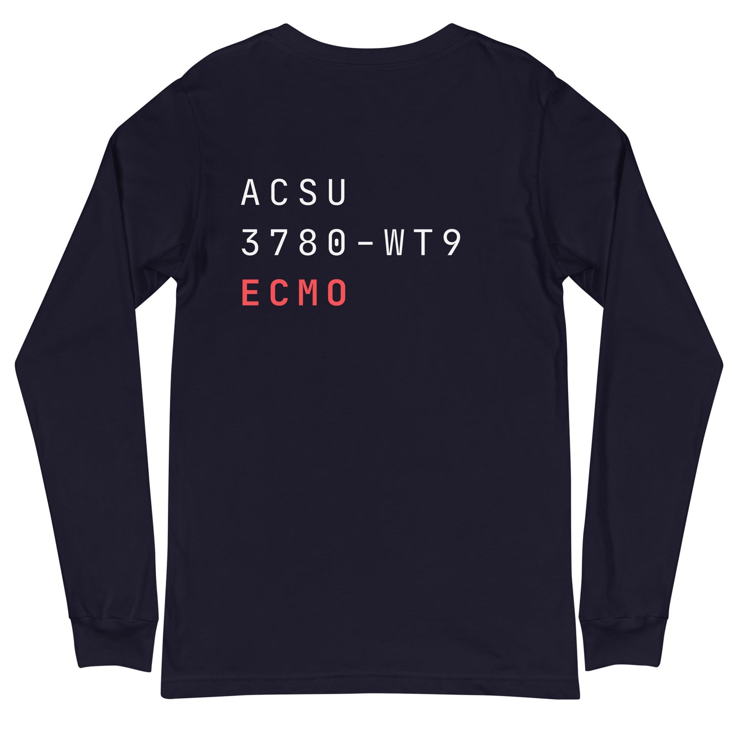 ACSU (back print) Fundraising Unisex Long Sleeve Tee