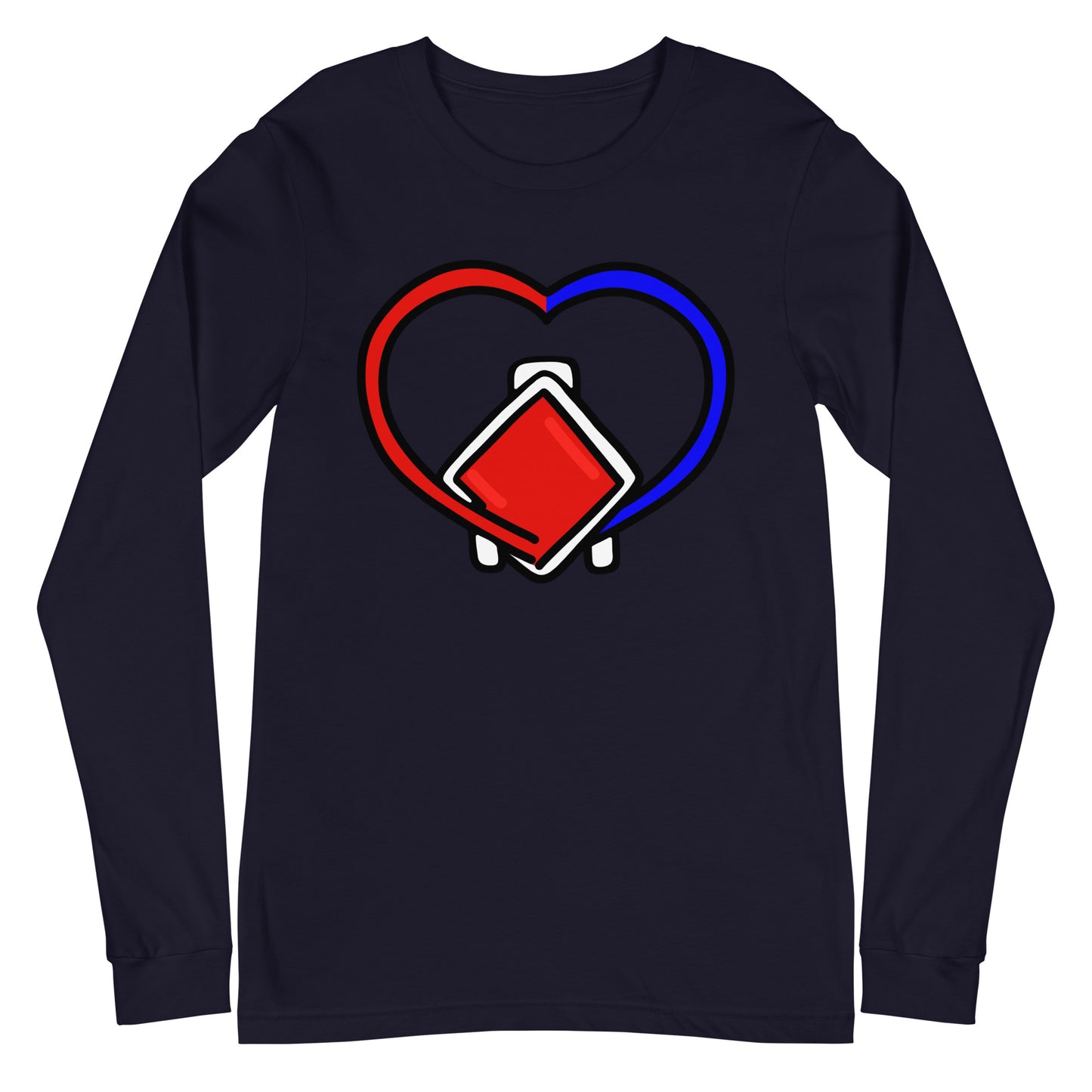 Mini ECMO Heart Long Sleeve Tee