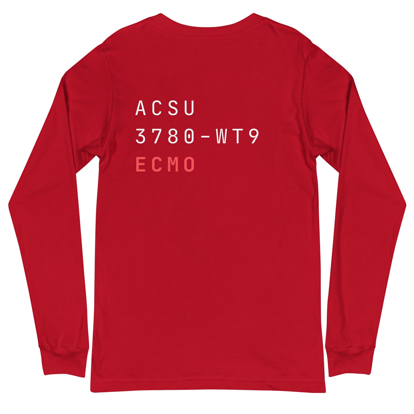 ACSU (back print) Fundraising Unisex Long Sleeve Tee