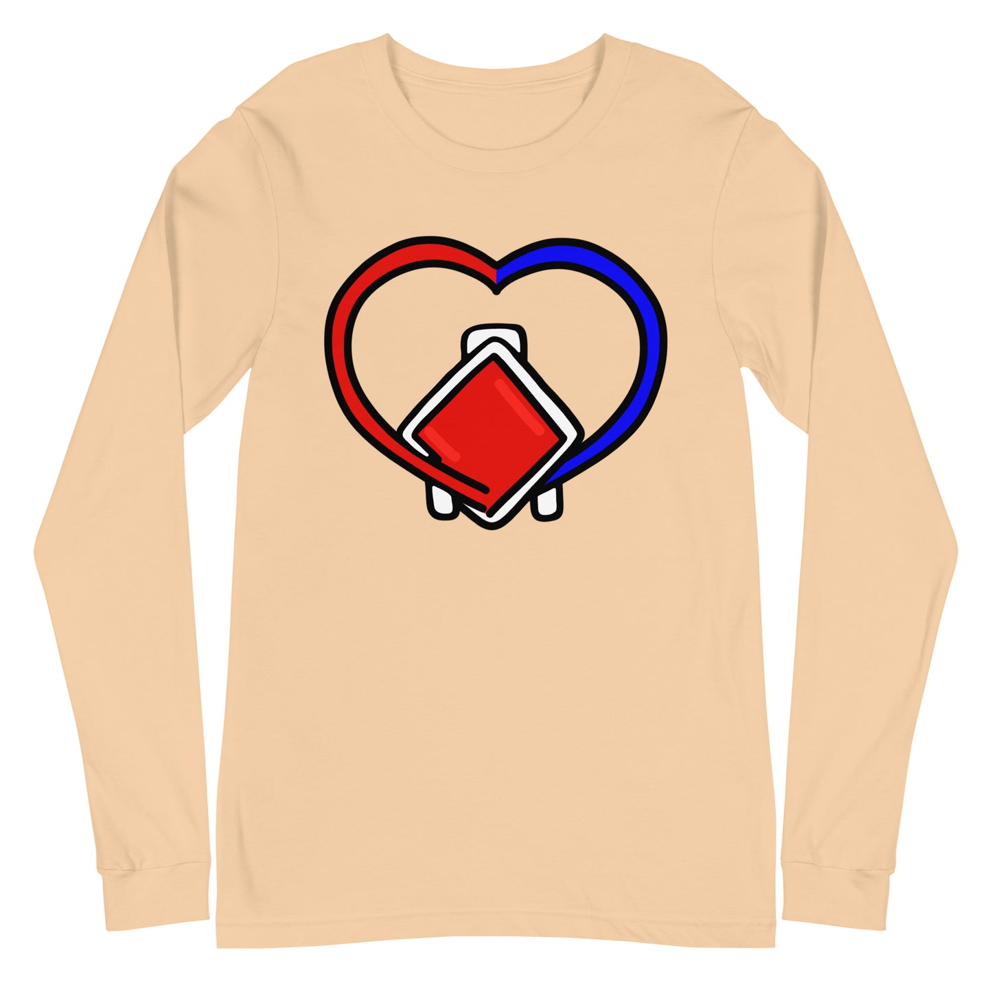 Mini ECMO Heart Long Sleeve Tee