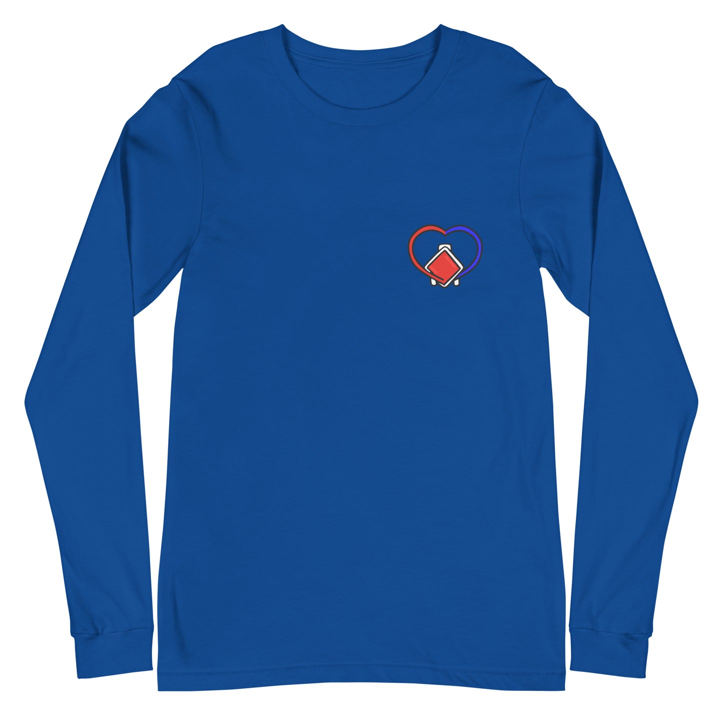 Tubing Clamp (back print) Unisex Long Sleeve