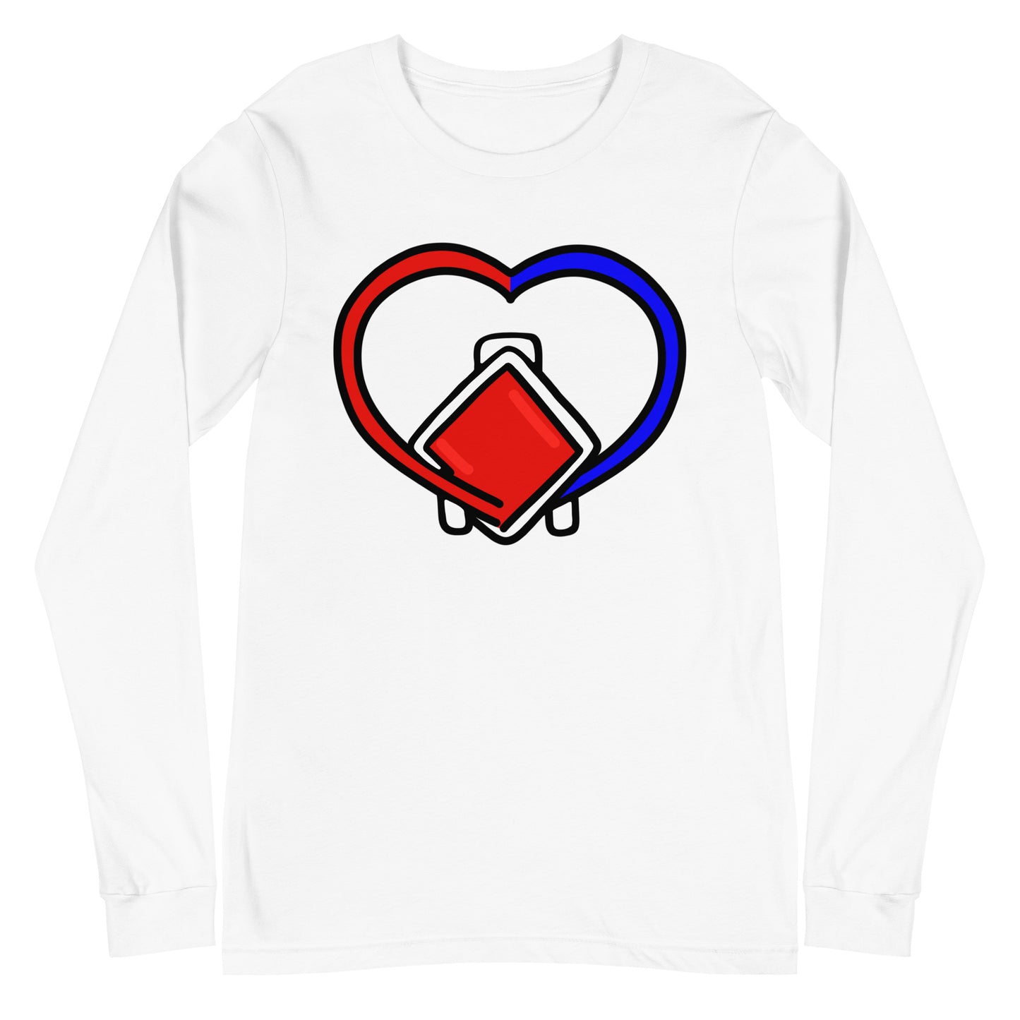 Mini ECMO Heart Long Sleeve Tee