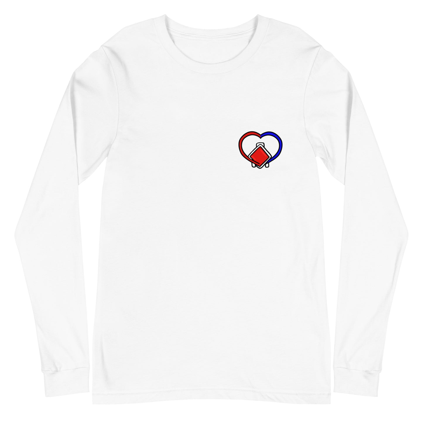 Tubing Clamp (back print) Unisex Long Sleeve