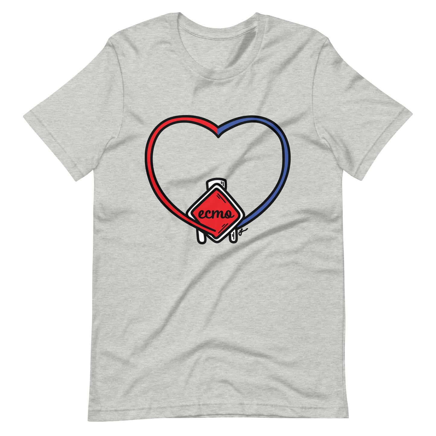 ECMO Heart t-shirt