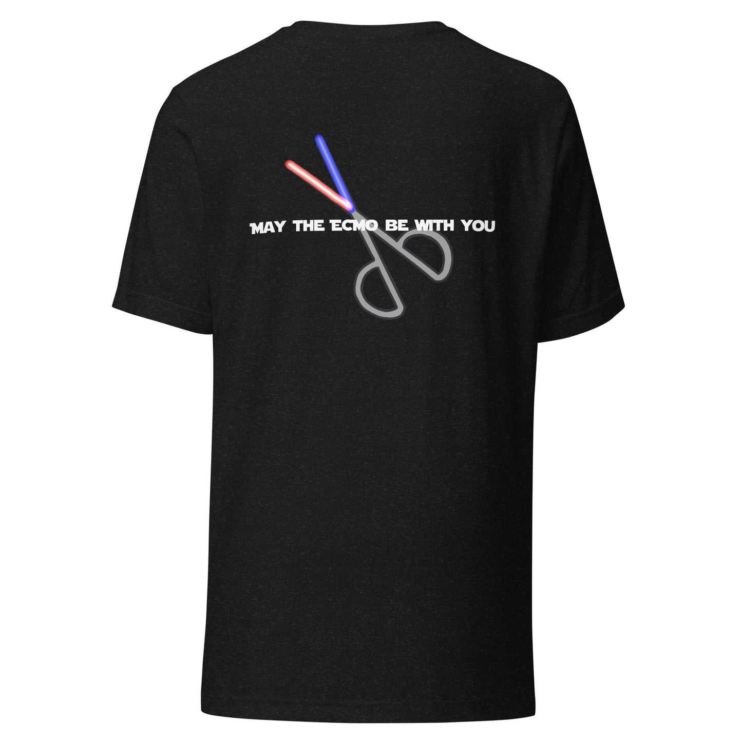 May the ECMO Be With You (Back Print) Unisex t-shirt