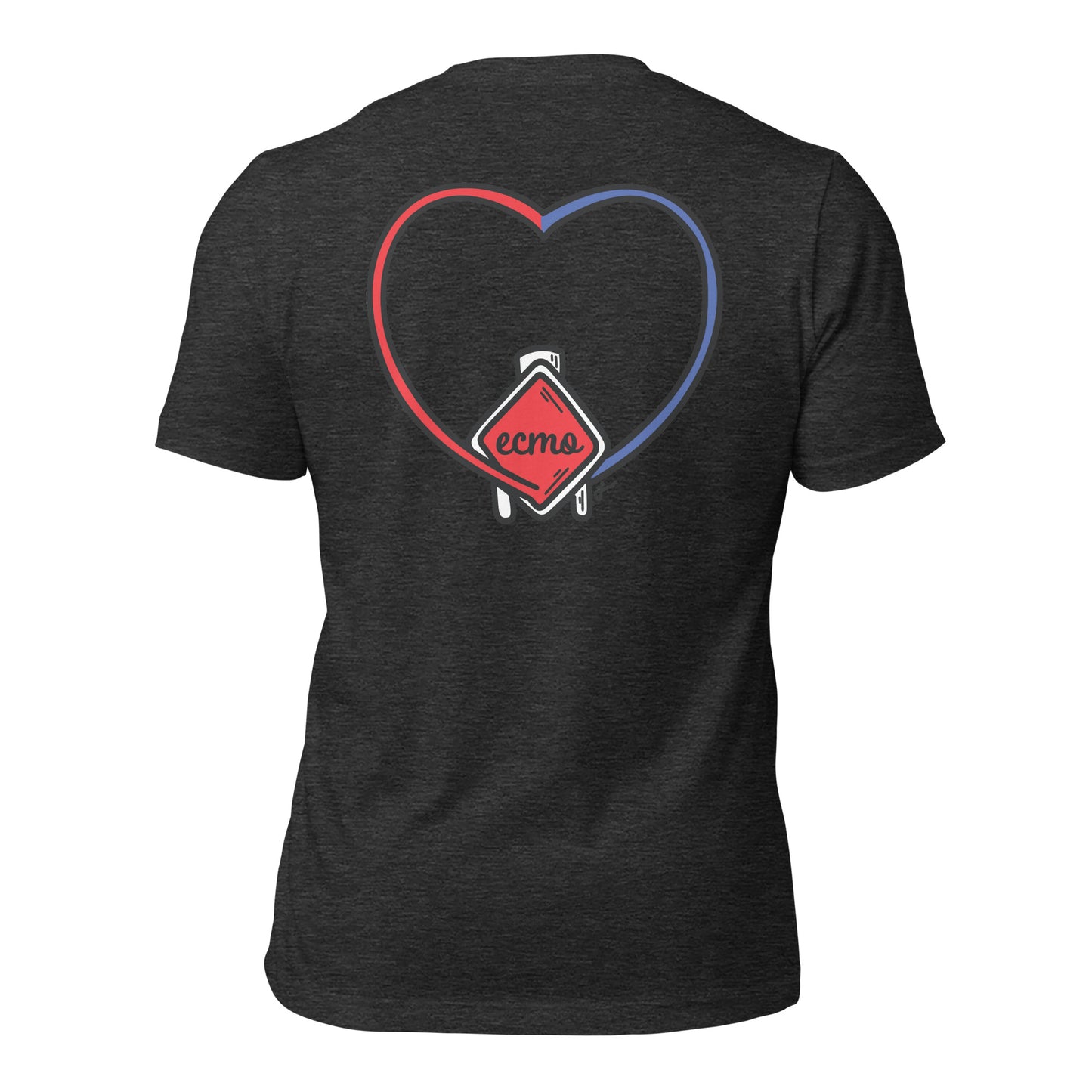 ECMO Heart *Back* Unisex Tee