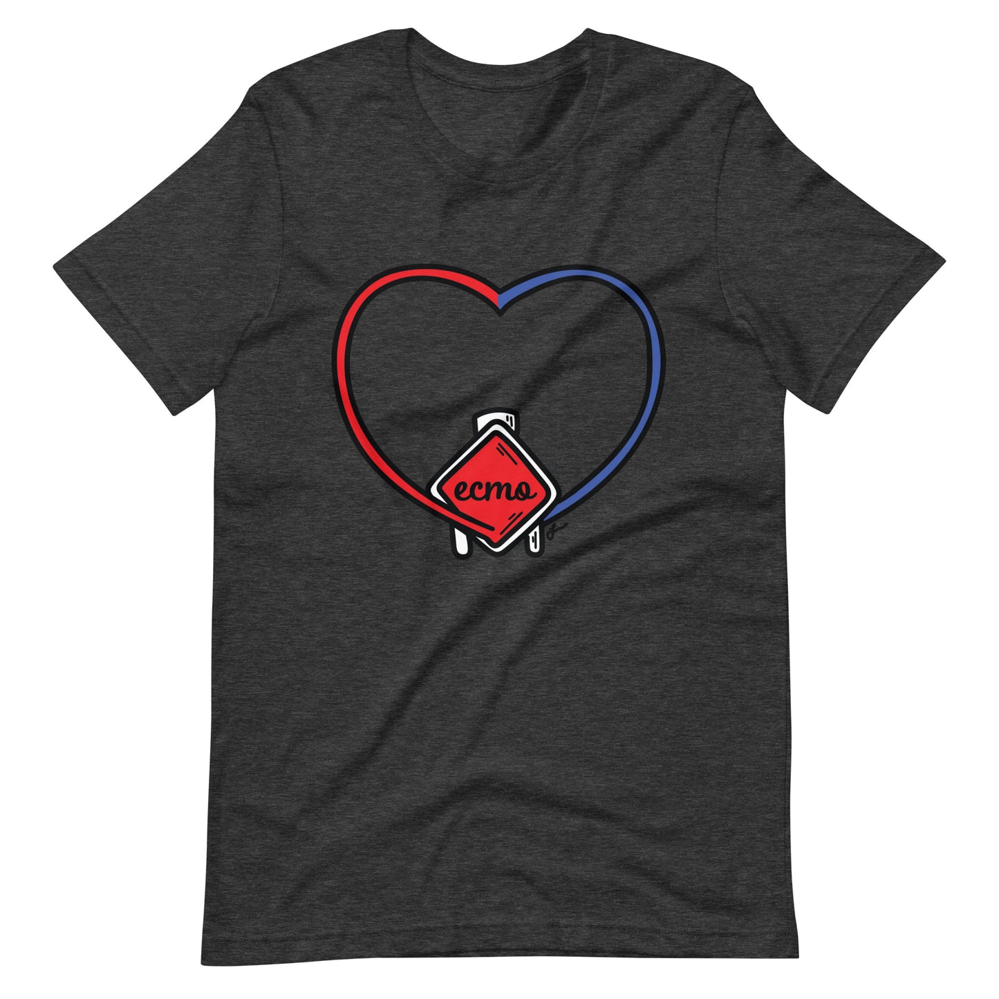 ECMO Heart t-shirt