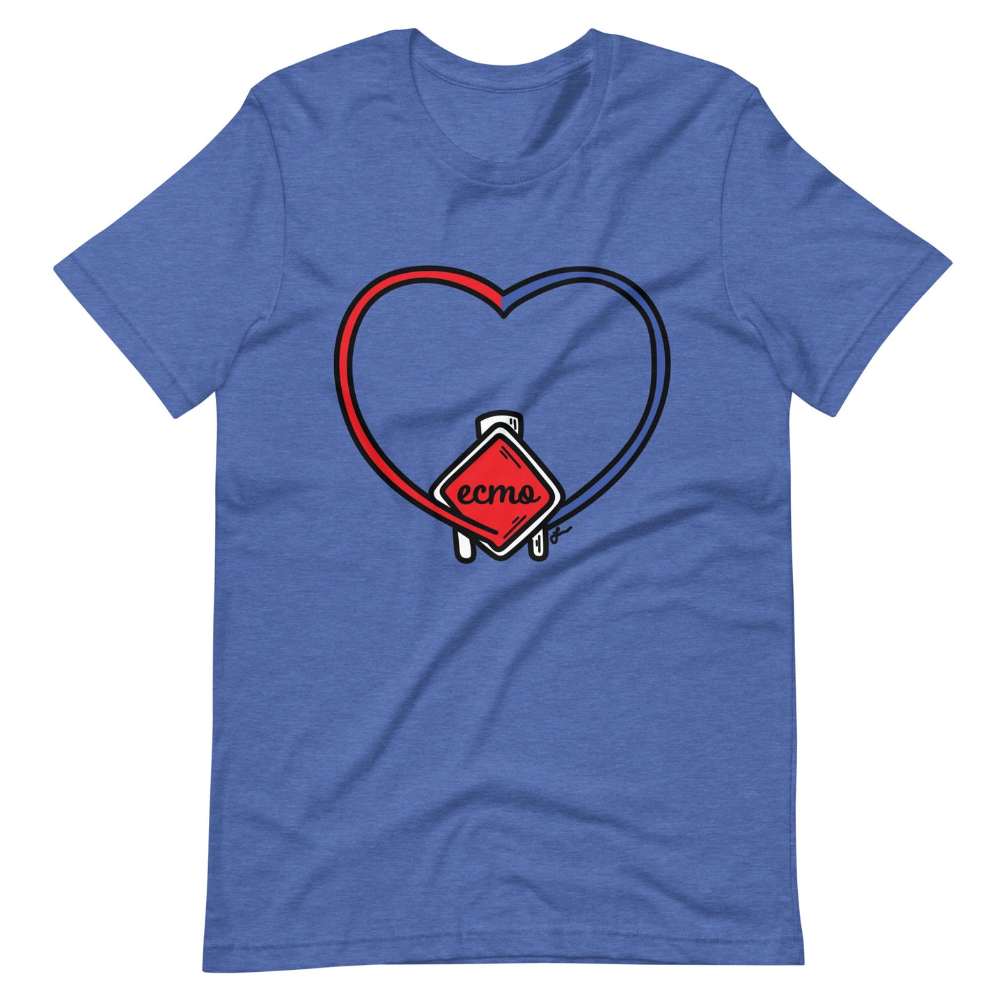 ECMO Heart t-shirt