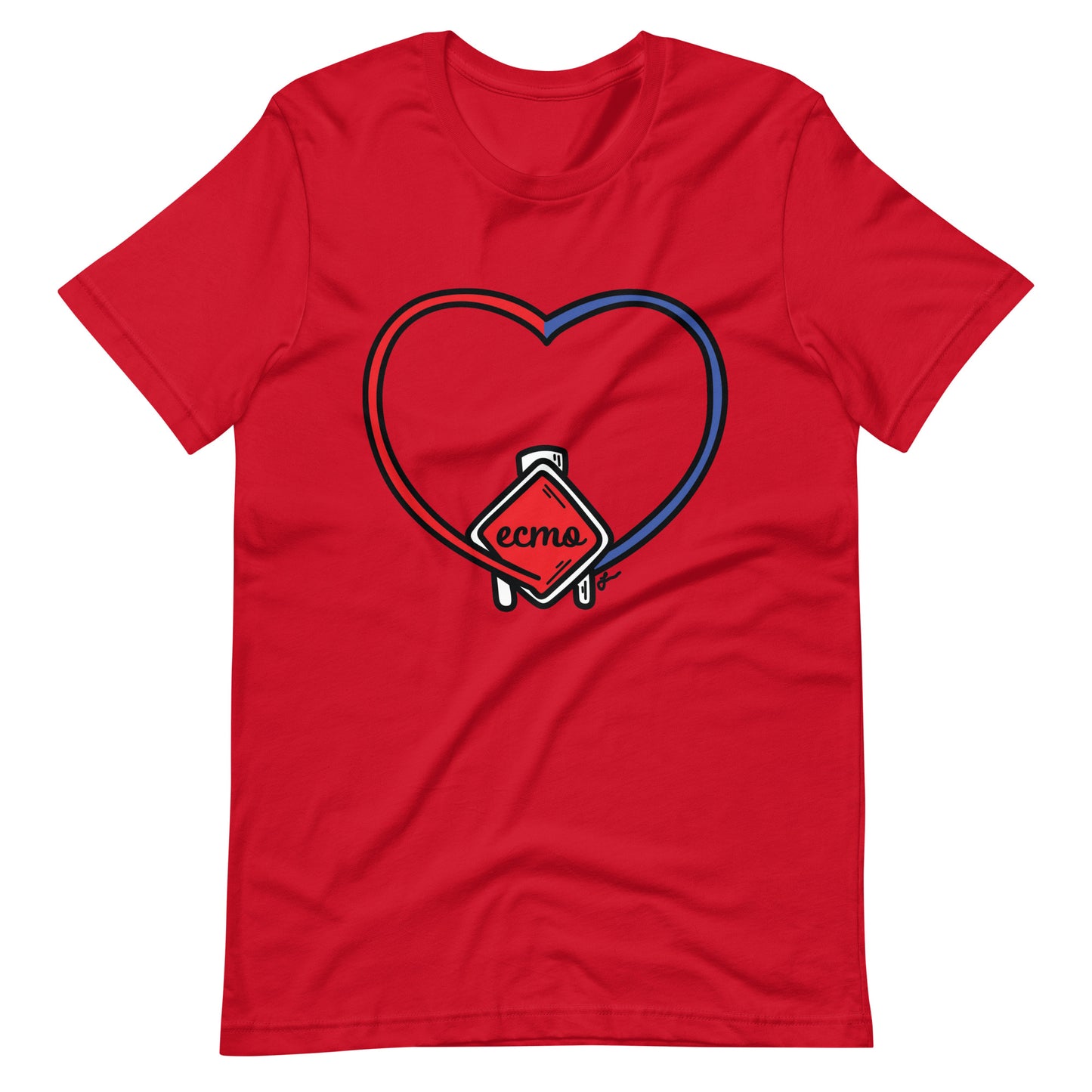 ECMO Heart t-shirt