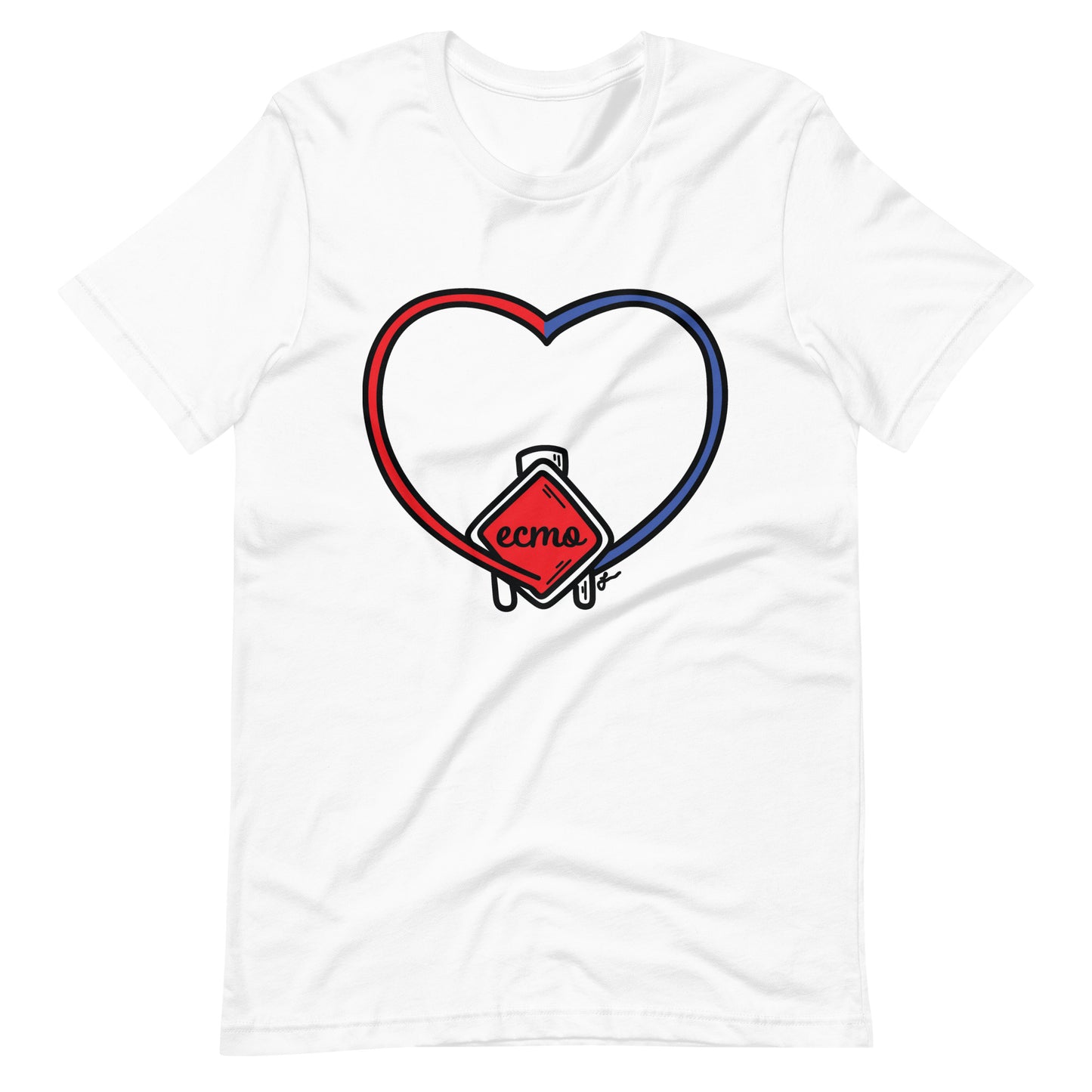 ECMO Heart t-shirt