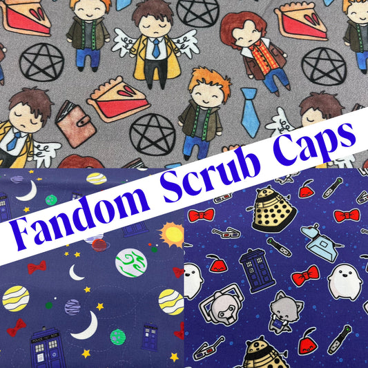 Custom Fandom Scrub Caps / OR Cap / OR Hat / Scrub Cap for Women / Scrub Cap for Men / Nursing Gift / Doctor Gift / Thank You Gift